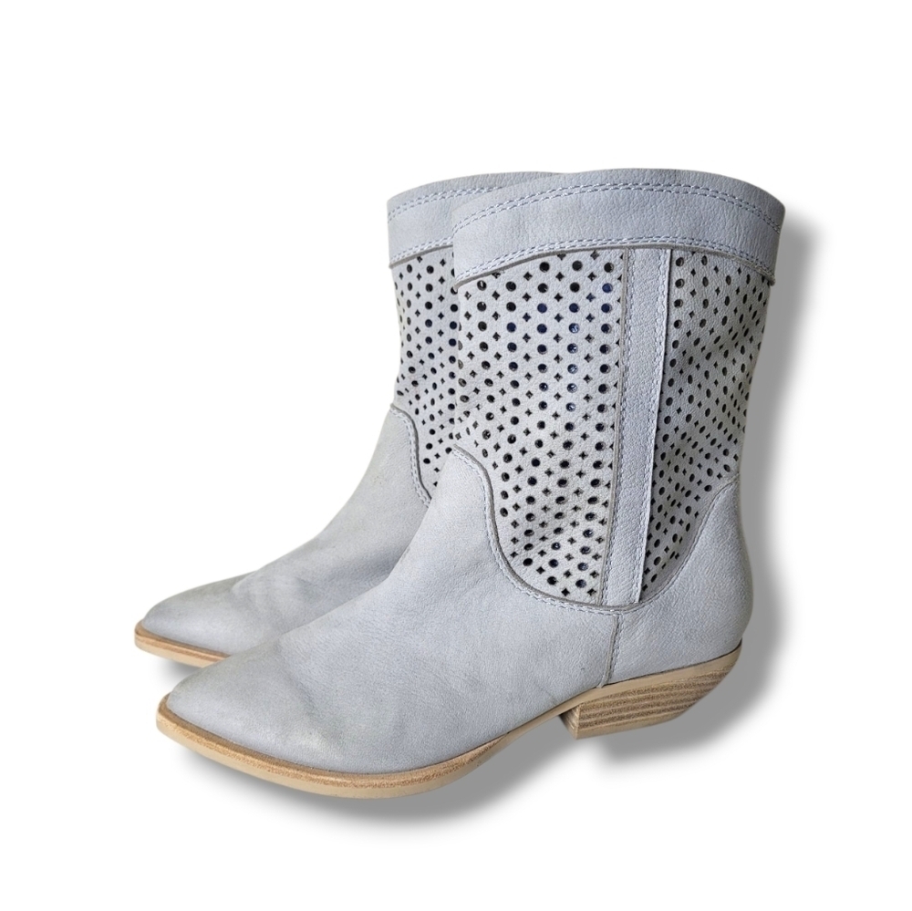 Dolce Vita Gray Suede Booties - Size 6